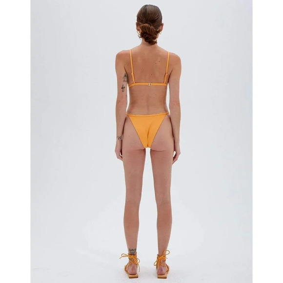 JONATHAN SIMKHAI Joelle Bikini Top in Pixie XSmall New Womens Swim - Picture 11 of 14